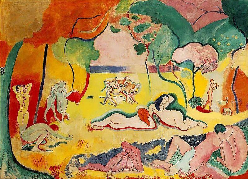 Henri Matisse Le bonheur de vivre oil painting picture